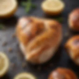 Marinated chicken breast ready for grilling
