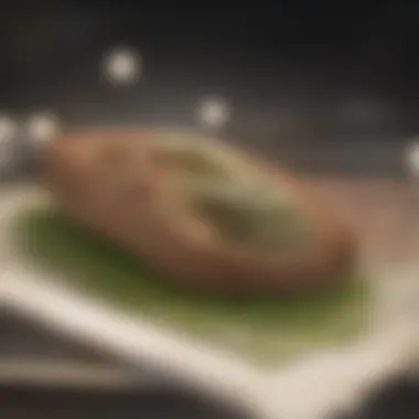 Fresh Herb Sauce A vibrant green herb sauce drizzled over a perfectly grilled steak