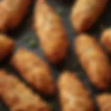 Freshly seasoned chicken tenders ready for air frying