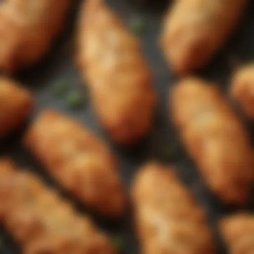 Freshly seasoned chicken tenders ready for air frying