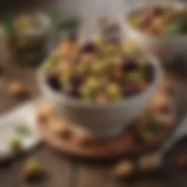 Nutrient-Dense Olives and Nuts Bowl of fresh olives and nuts
