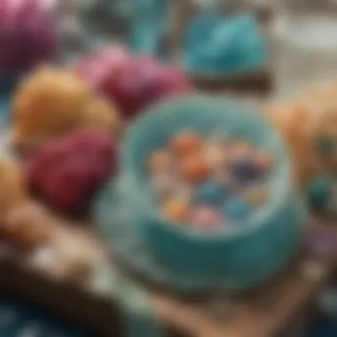 Mermaid Aesthetic Color Palette Vibrant color palette showcasing mermaid-inspired decorations