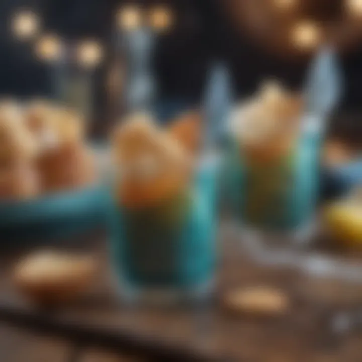 Creative mermaid-themed party favors displayed artistically