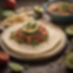 Nutritional breakdown of Mission Tortillas showcasing key ingredients.