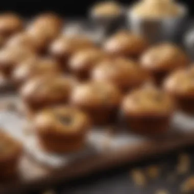 Quality Ingredients for Diabetic-Friendly Muffins Nutritious ingredients laid out for muffin preparation