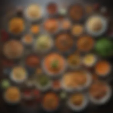 Exploring Culinary Diversity in Meal Planning Diverse dishes from various cuisines beautifully arranged