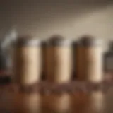 Various coffee bean storage containers