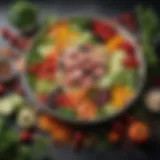 A colorful assortment of fresh vegetables and fruits