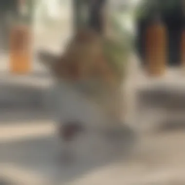 An inviting beach scene showcasing Pina Colada in a pineapple