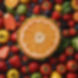 A vibrant assortment of fresh fruits and vegetables