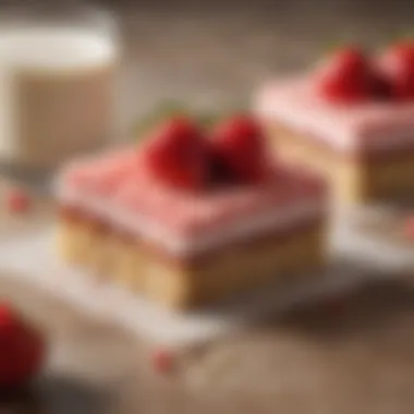 Perfect Pairings for Strawberry Rice Krispie Treats A delightful pairing of strawberry rice krispie treats with beverages