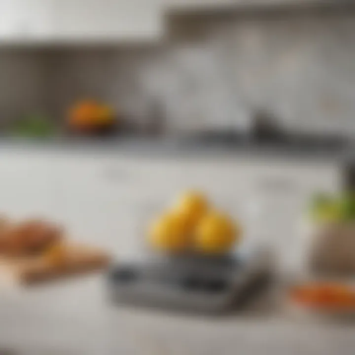 Taylor Kitchen Scale in a modern kitchen setting