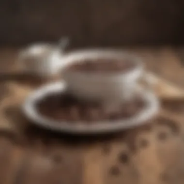 Origins of Flavor: Coffee Beans and Vanilla Pods An array of coffee beans and vanilla pods on a rustic table