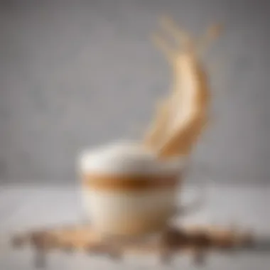The Chemistry of Coffee and Creamers: An Insightful Overview A scientific diagram illustrating the chemical composition of coffee and creamers