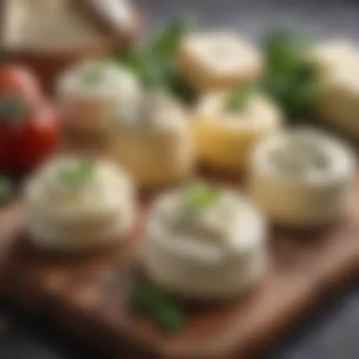 A selection of ricotta cheeses from different brands