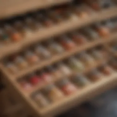 Functional spice storage solution with adjustable compartments