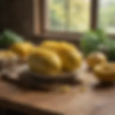 Fresh Harvest of Spaghetti Squash Freshly harvested spaghetti squash on a wooden table