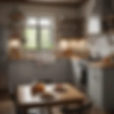 A cozy kitchen setting highlighting meal delivery unpacking