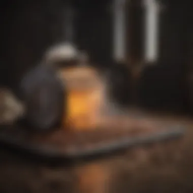 Crafting Flavor Through Roasting Artisan roasting equipment with freshly roasted coffee