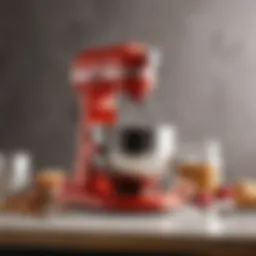 A sleek professional cake mixer showcasing its modern design