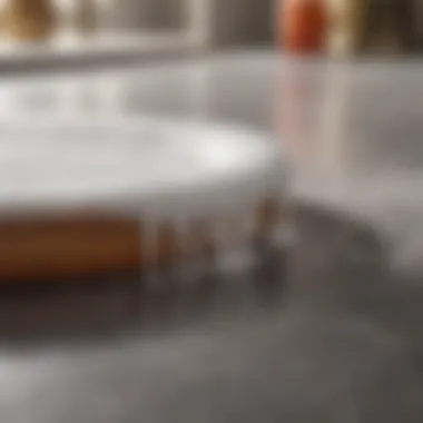 A clean kitchen surface after using baking soda for cleaning