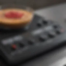 Close-up view of the Vitamix Cycler showcasing its sleek control panel