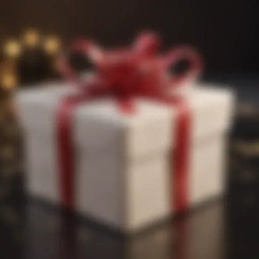 Thoughtful gift wrapped beautifully