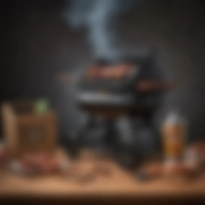 Illustration of essential accessories for Traeger smokers