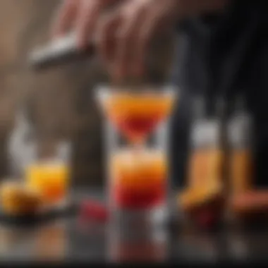 Innovation in Portable Mixology Innovative design of a compact cocktail shaker and tools