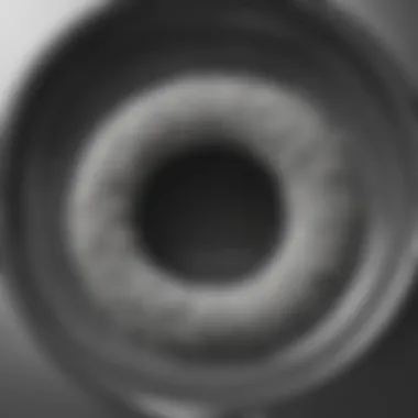 Close-up of a Samsung dryer lint filter