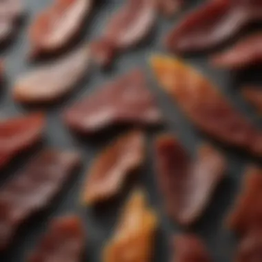 Different jerky flavor profiles displayed