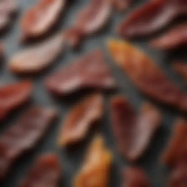 Different jerky flavor profiles displayed