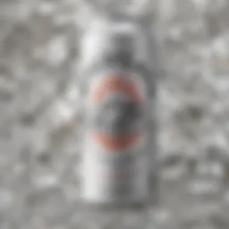 Close-up of White Claw Hard Seltzer can highlighting its alcohol content