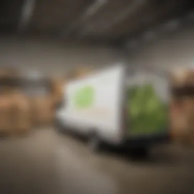 A map highlighting delivery logistics in Arlington, TX