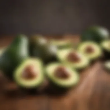 Freshly picked avocados showcasing keto-friendly qualities