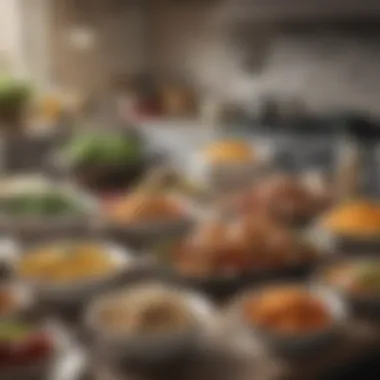 Strategic Meal Planning for Success A planner with a meal prep schedule and grocery list