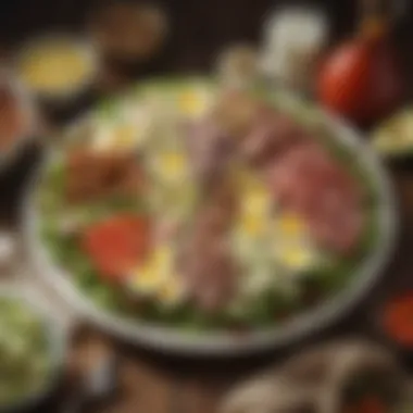 The Origins of Cobb Salad Historical context of the Cobb salad with old restaurant imagery.