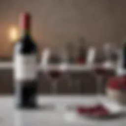 Vinturi Aerator elegantly displayed with a bottle of red wine